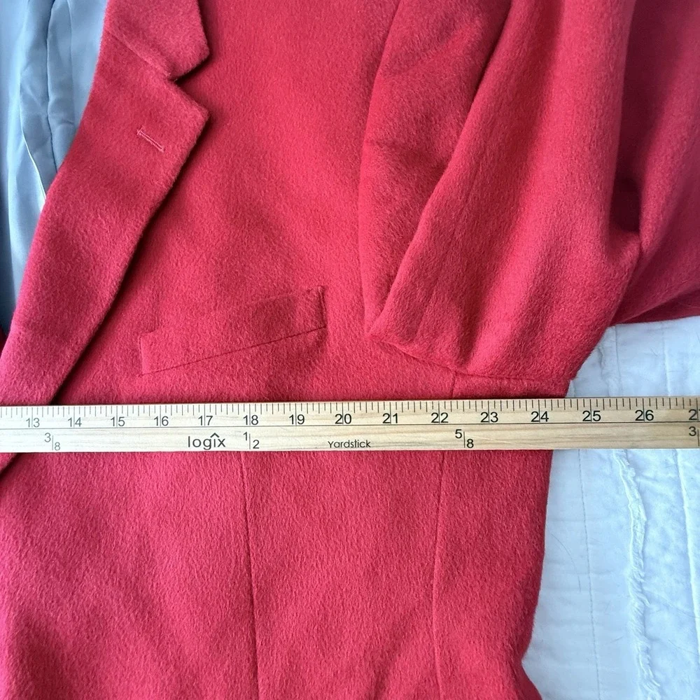 Jos A Bank Camel Hair 2-Button Blazer Men 48R Holiday Event Red cocktails NEW